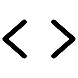 Code Outline Icon from Ionic Outline Set