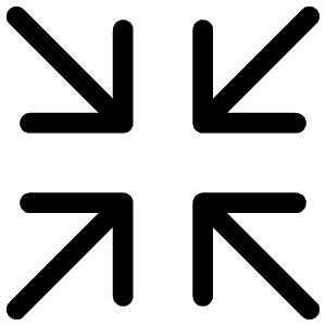 Contract Icon from Ionic Filled Set