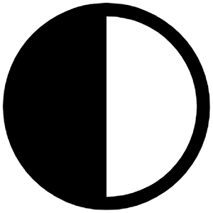 Contrast Outline Icon from Ionic Outline Set