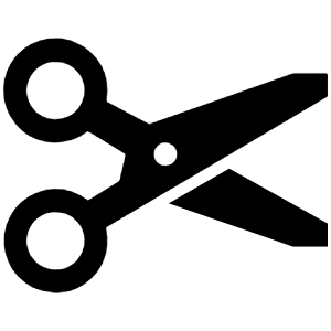 Cut Sharp Icon from Ionic Sharp Set