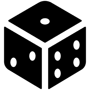 Dice Icon from Ionic Filled Set