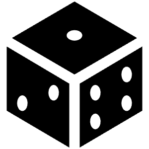 Dice Sharp Icon from Ionic Sharp Set