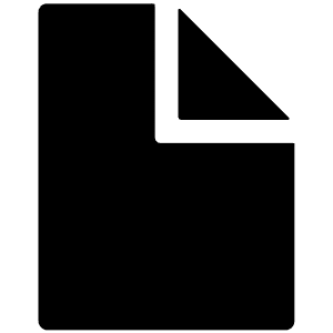 Document Sharp Icon from Ionic Sharp Set