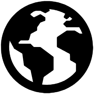 Earth Sharp Icon from Ionic Sharp Set