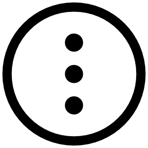 Ellipsis Vertical Circle Outline Icon from Ionic Outline Set