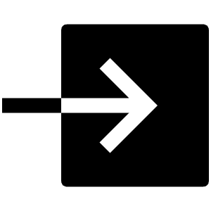 Enter Sharp Icon from Ionic Sharp Set