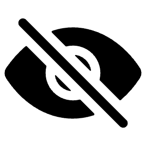 Eye Off Icon from Ionic Filled Set