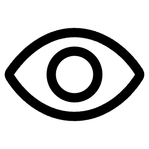 Eye Outline Icon from Ionic Outline Set