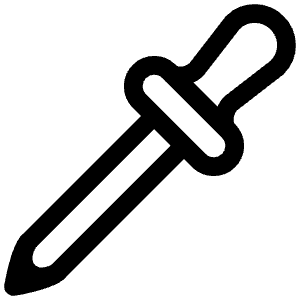 Eyedrop Outline Icon from Ionic Outline Set