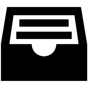 File Tray Full Sharp Icon from Ionic Sharp Set