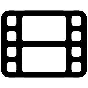 Film Outline Icon from Ionic Outline Set