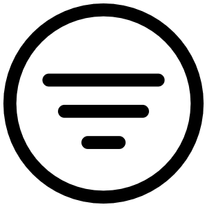 Filter Circle Outline Icon from Ionic Outline Set