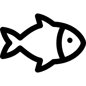 Fish Outline Icon from Ionic Outline Set