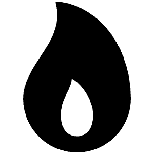 Flame Sharp Icon from Ionic Sharp Set