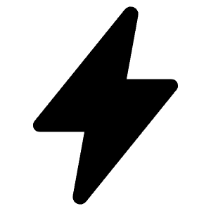 Flash Icon from Ionic Filled Set