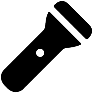 Flashlight Icon from Ionic Filled Set