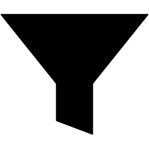 Funnel Sharp Icon from Ionic Sharp Set