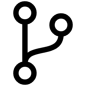 Git Branch Outline Icon from Ionic Outline Set