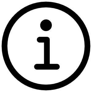 Information Circle Outline Icon from Ionic Outline Set