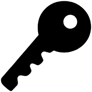 Key Icon from Ionic Filled Set