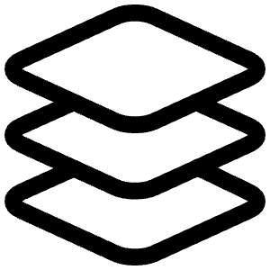 Layers Outline Icon from Ionic Outline Set