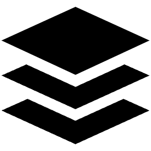 Layers Sharp Icon from Ionic Sharp Set