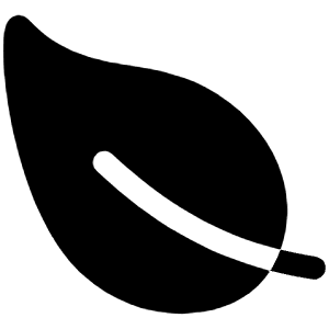Leaf Icon from Ionic Filled Set