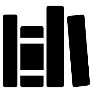Library Sharp Icon from Ionic Sharp Set