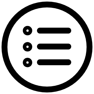 List Circle Outline Icon from Ionic Outline Set