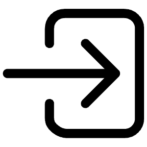 Log In Outline Icon from Ionic Outline Set