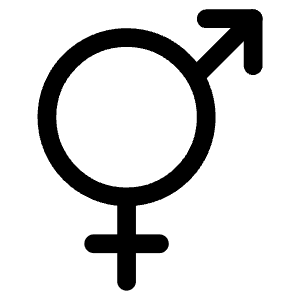 Male Female Outline Icon from Ionic Outline Set