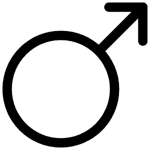 Male Outline Icon from Ionic Outline Set