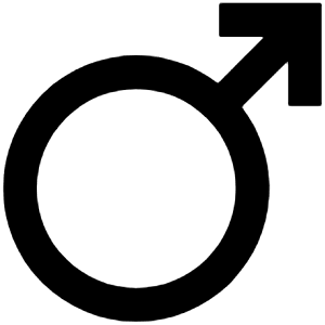 Male Sharp Icon from Ionic Sharp Set