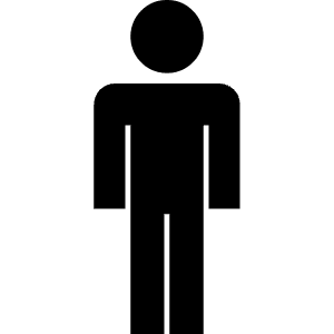 Man Sharp Icon from Ionic Sharp Set