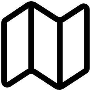 Map Outline Icon from Ionic Outline Set