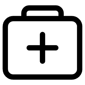 Medkit Outline Icon from Ionic Outline Set
