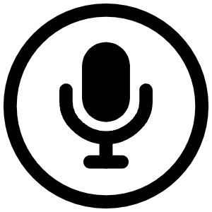 Mic Circle Outline Icon from Ionic Outline Set