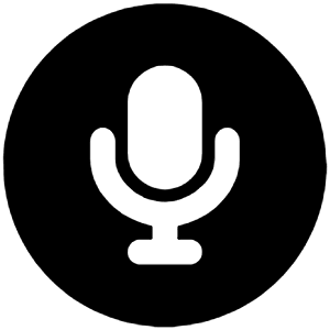 Mic Circle Icon from Ionic Filled Set