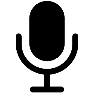 Mic Icon from Ionic Filled Set