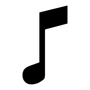 Musical Note Sharp Icon from Ionic Sharp Set