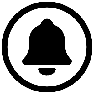 Notifications Circle Outline Icon from Ionic Outline Set