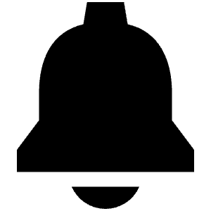 Notifications Sharp Icon from Ionic Sharp Set