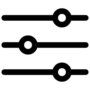 Options Outline Icon from Ionic Outline Set