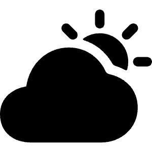 Partly Sunny Icon from Ionic Filled Set