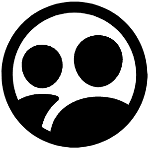 People Circle Outline Icon from Ionic Outline Set