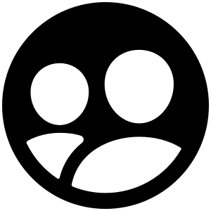 People Circle Icon from Ionic Filled Set