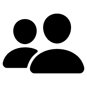 People Icon from Ionic Filled Set