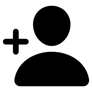 Person Add Icon from Ionic Filled Set