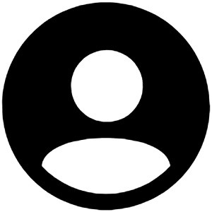 Person Circle Sharp Icon from Ionic Sharp Set