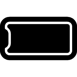 Phone Landscape Icon from Ionic Filled Set